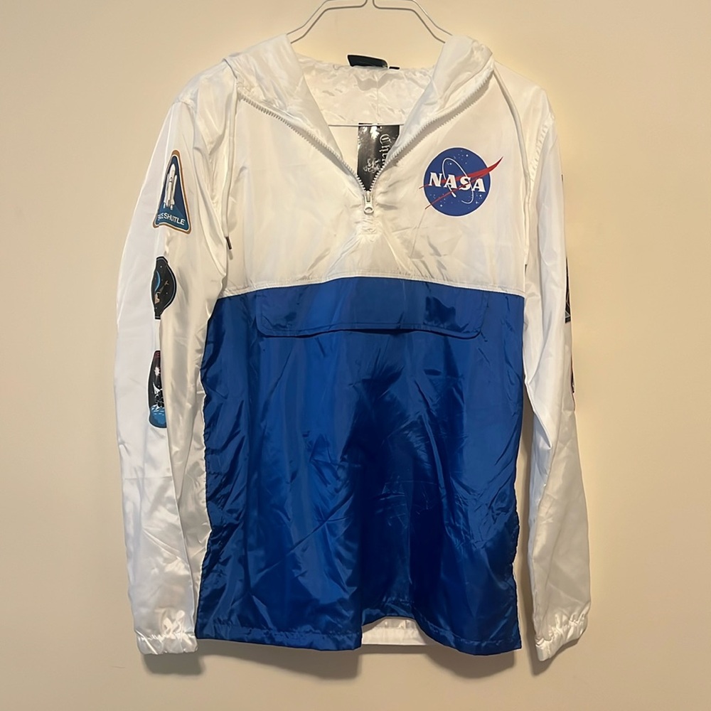 NASA style Windbreaker Pullover